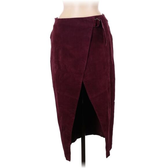 ASOS Burgundy Midi Skirt - Picture 2 of 5